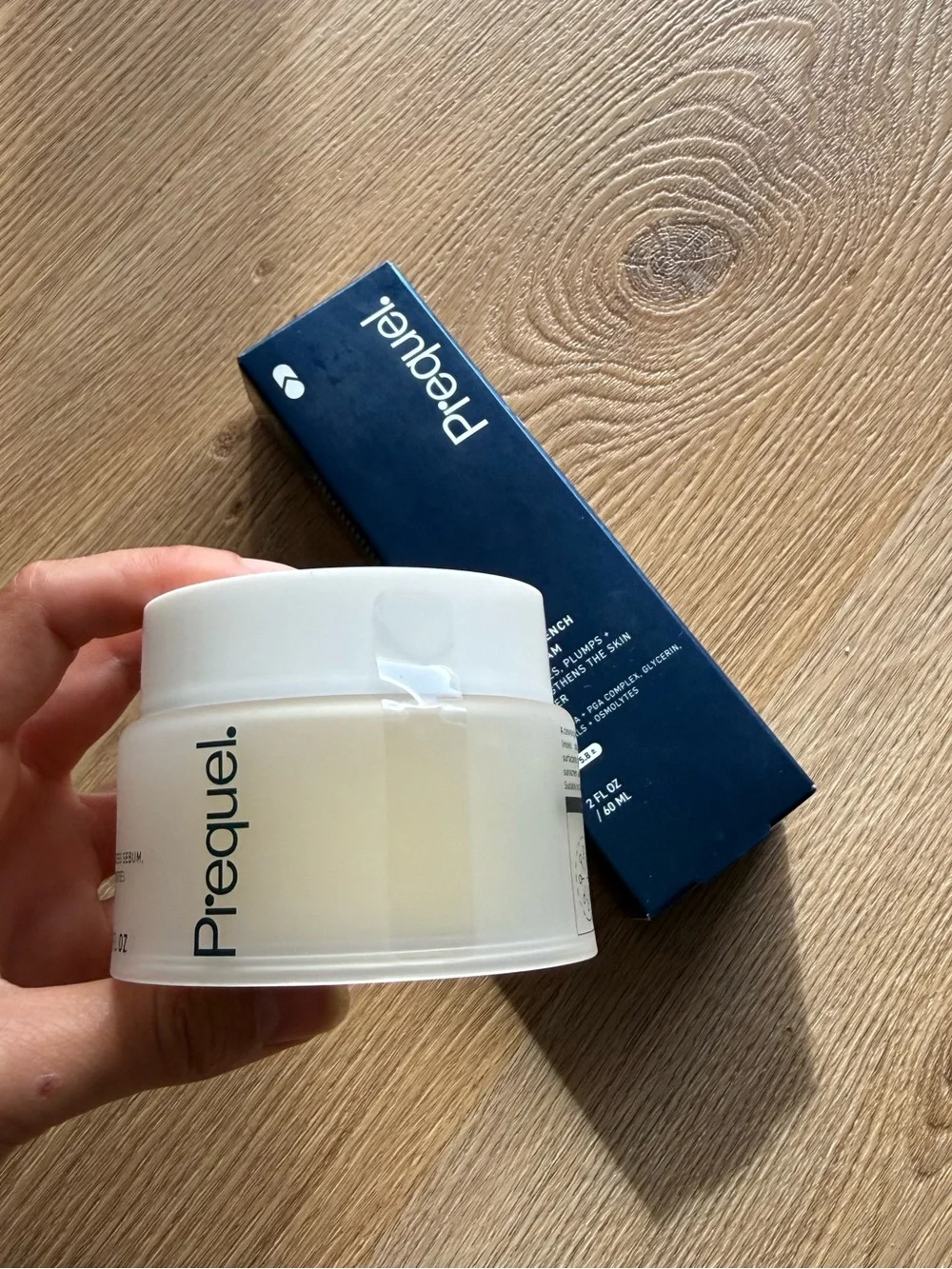 prequel cleansing balm and gel cream